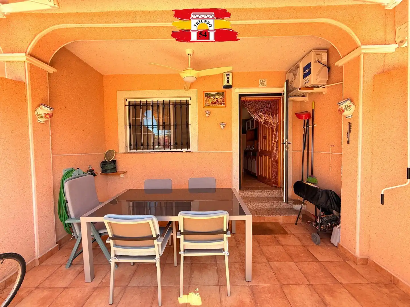 Terraza de Casa o chalet en venta en Pilar de la Horadada con Aire acondicionado, Jardín privado y Amueblado