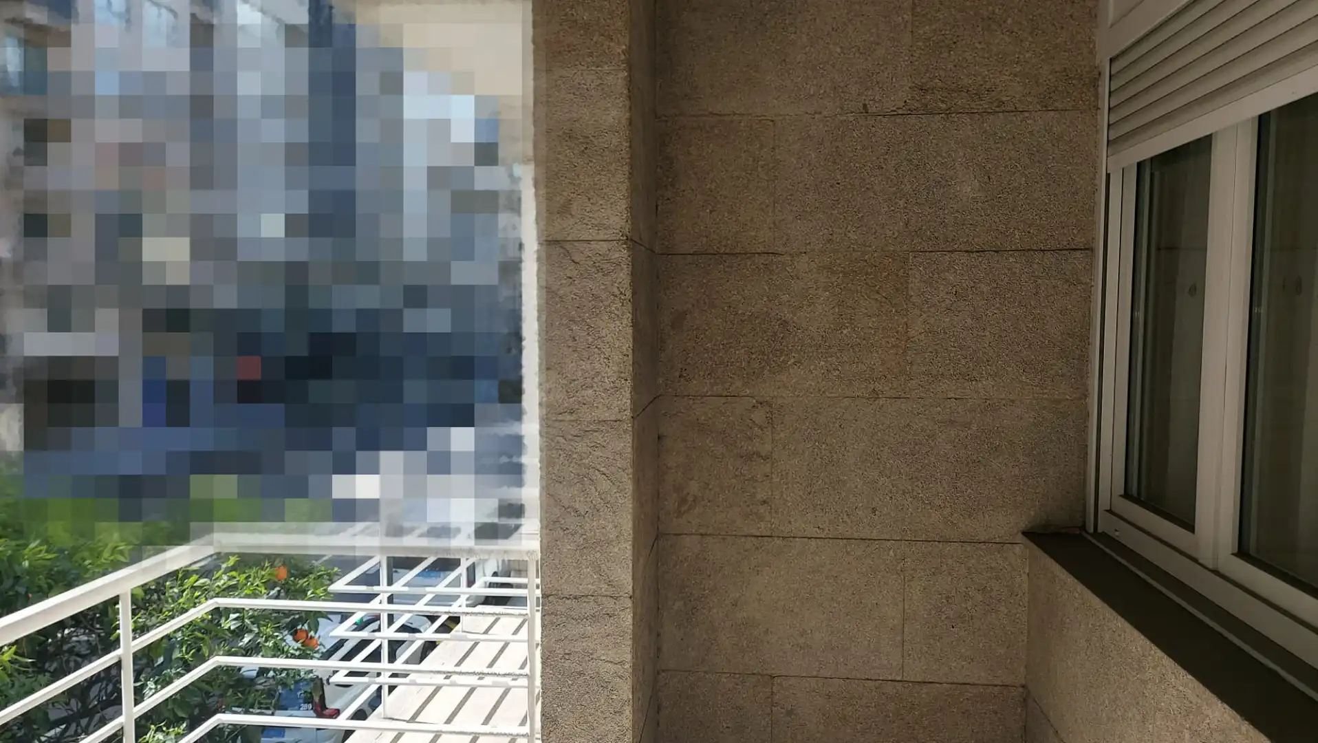 Balcony of Flat for sale in Vigo   with Heating, Private garden and Terrace