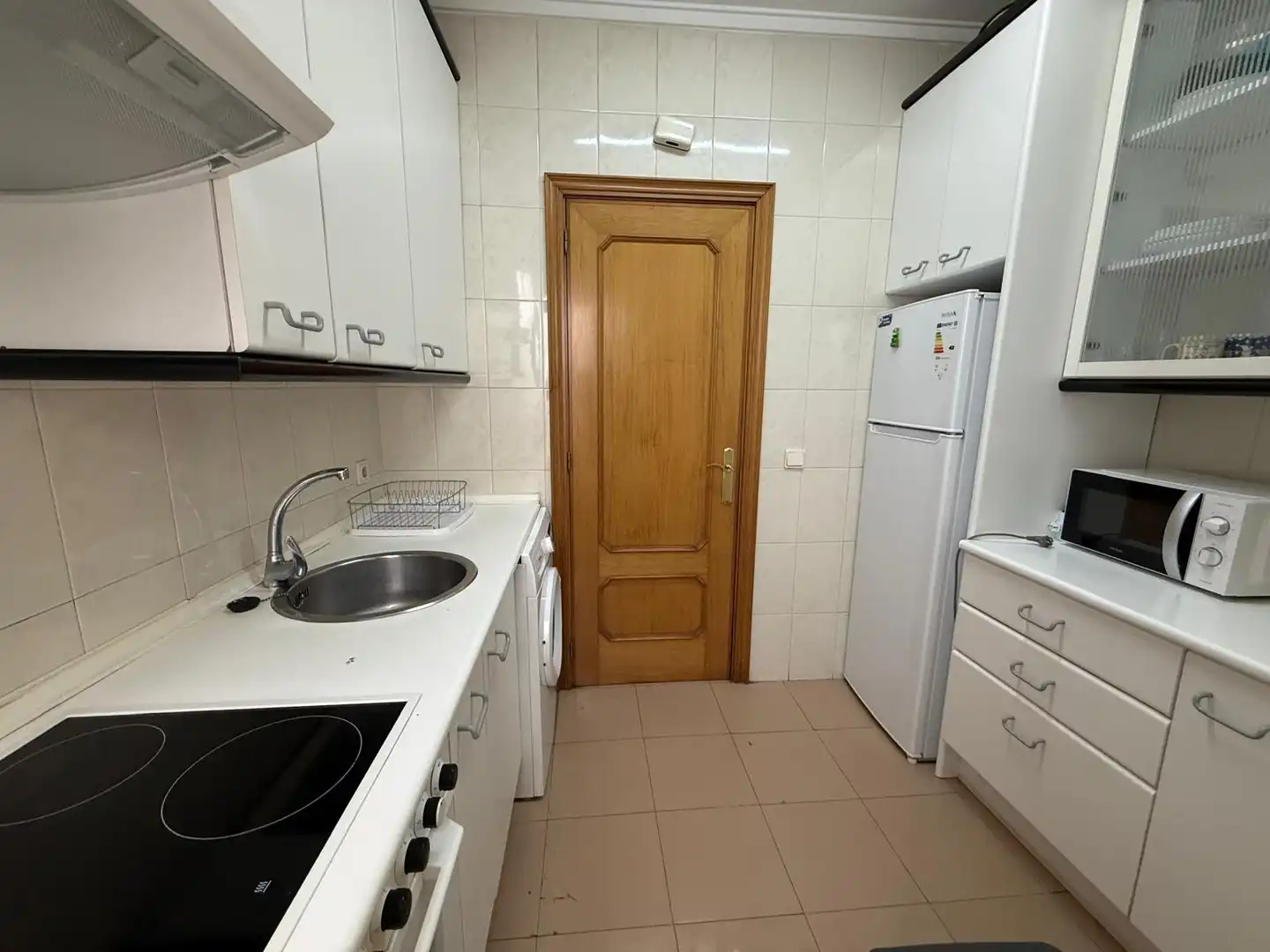 Kitchen of Flat for sale in Salamanca  with Heating, Parquet flooring and Furnished