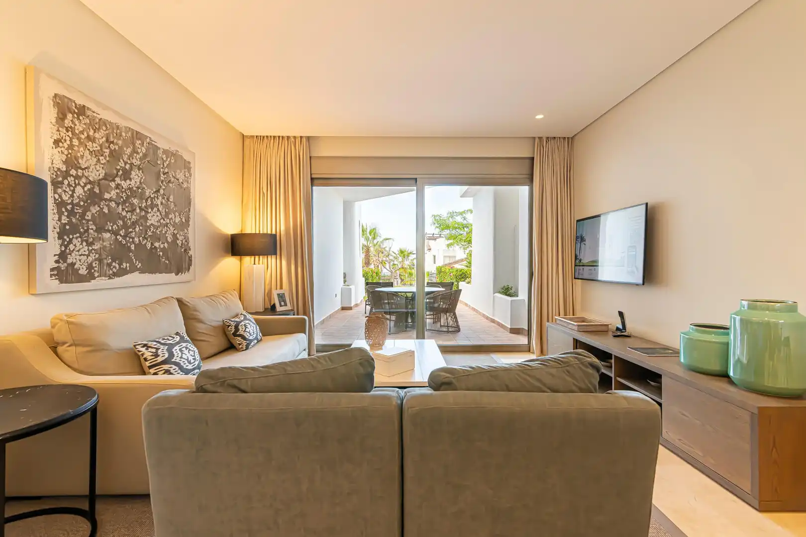 Living room of Flat for sale in Guía de Isora  with Air Conditioner, Heating and Terrace