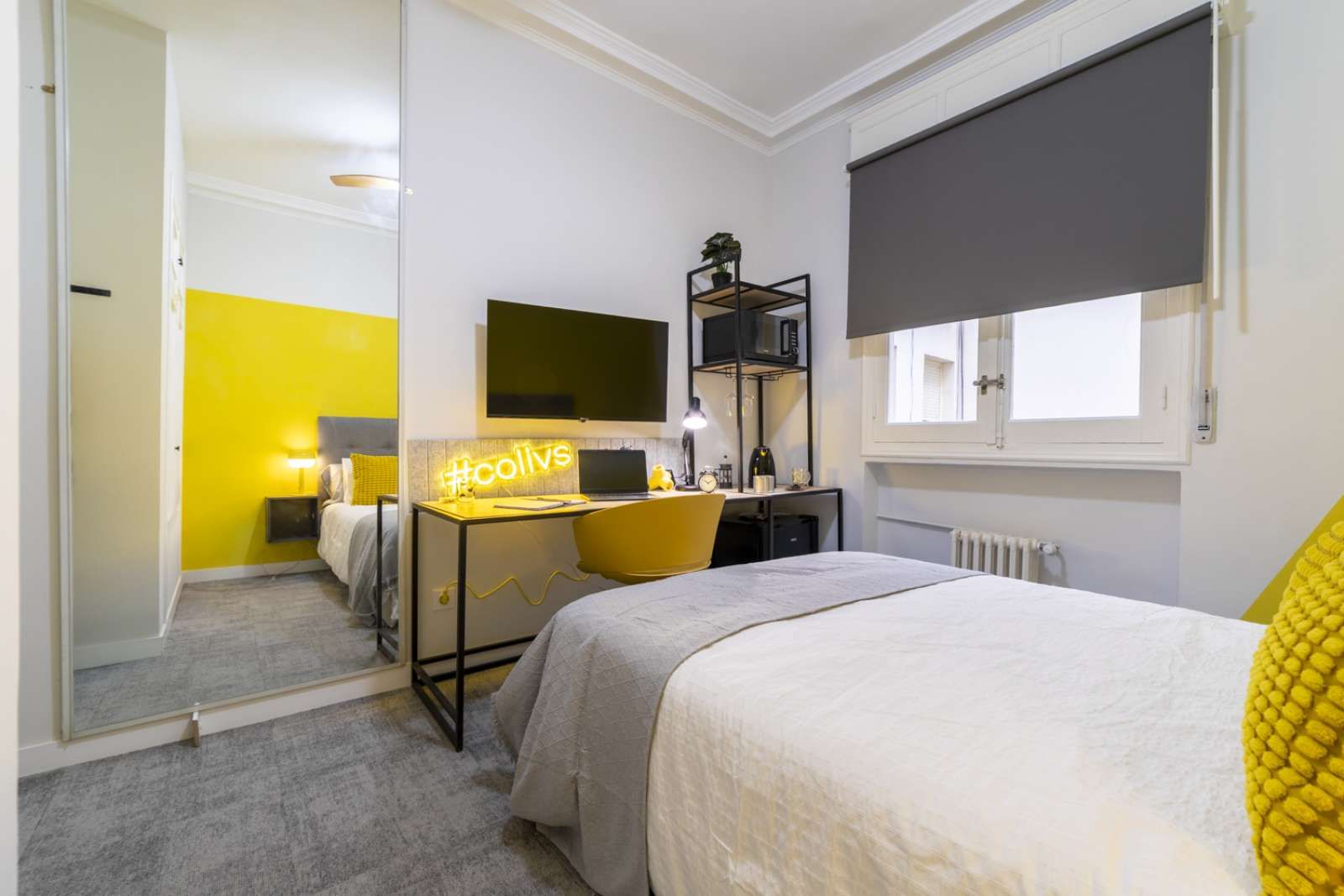 Dormitori de Pis per a compartir en  Madrid Capital amb Aire condicionat, Terrassa i Moblat