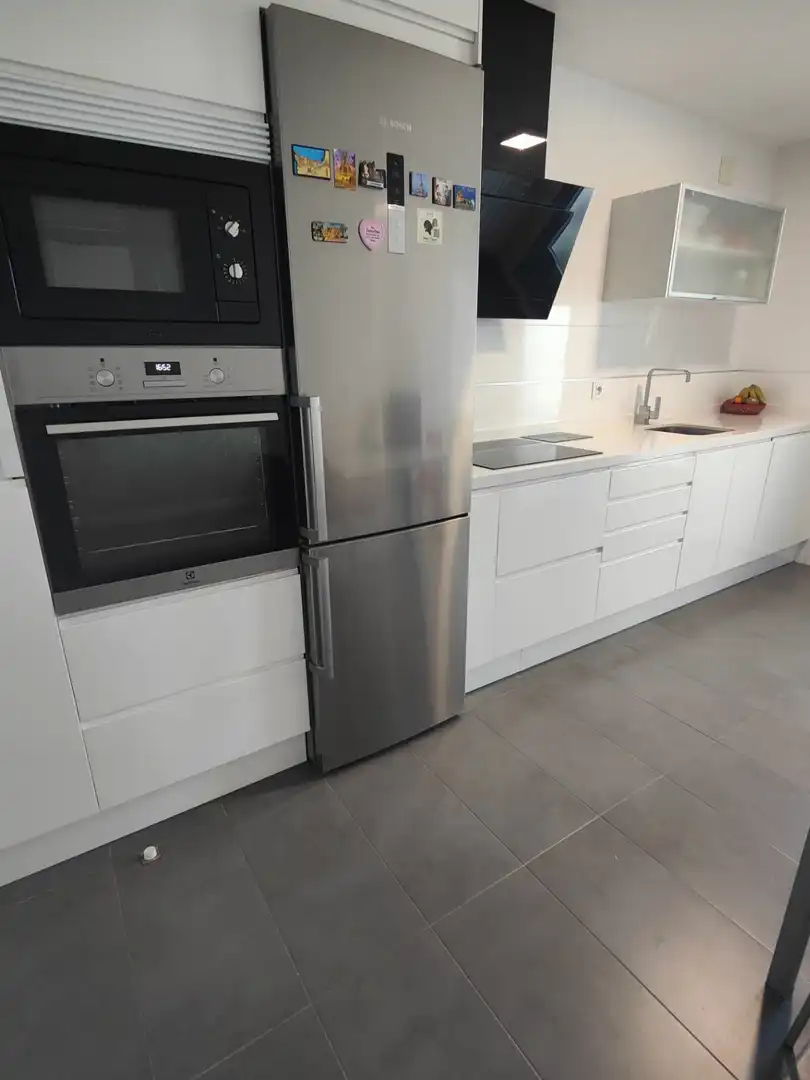 Kitchen of Flat for sale in Albacete  with Terrace, Storage room and Swimming Pool