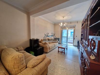 Living room of Flat for sale in Ourense Capital   with Heating, Parquet flooring and Terrace