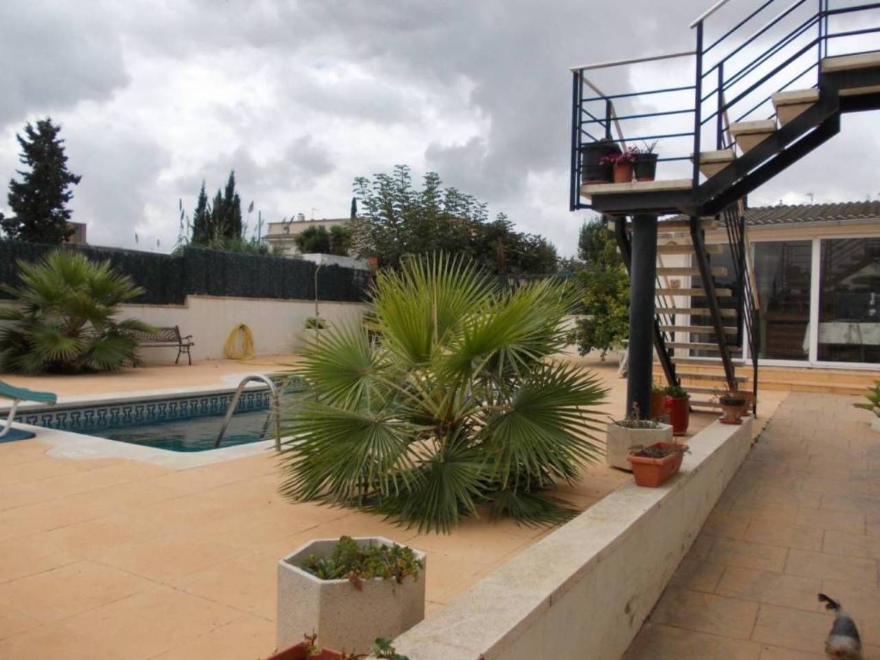 Swimming pool of House or chalet for sale in Montferri  with Air Conditioner, Private garden and Terrace