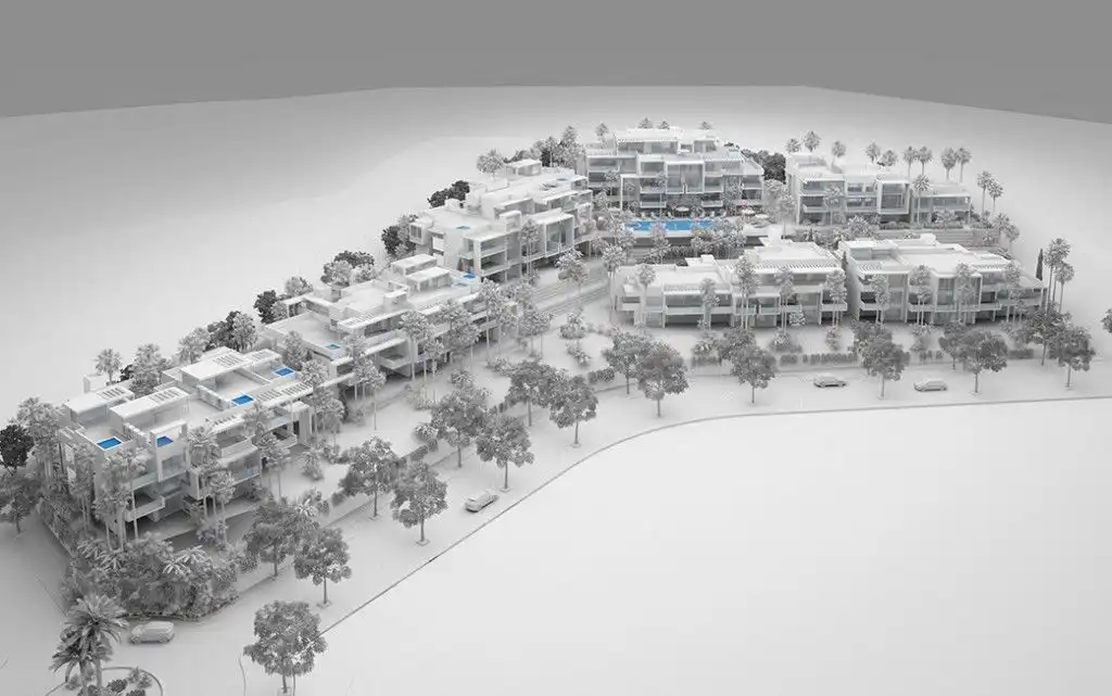 Vista exterior de Apartamento de alquiler en Estepona con Aire acondicionado, Calefacción y Terraza