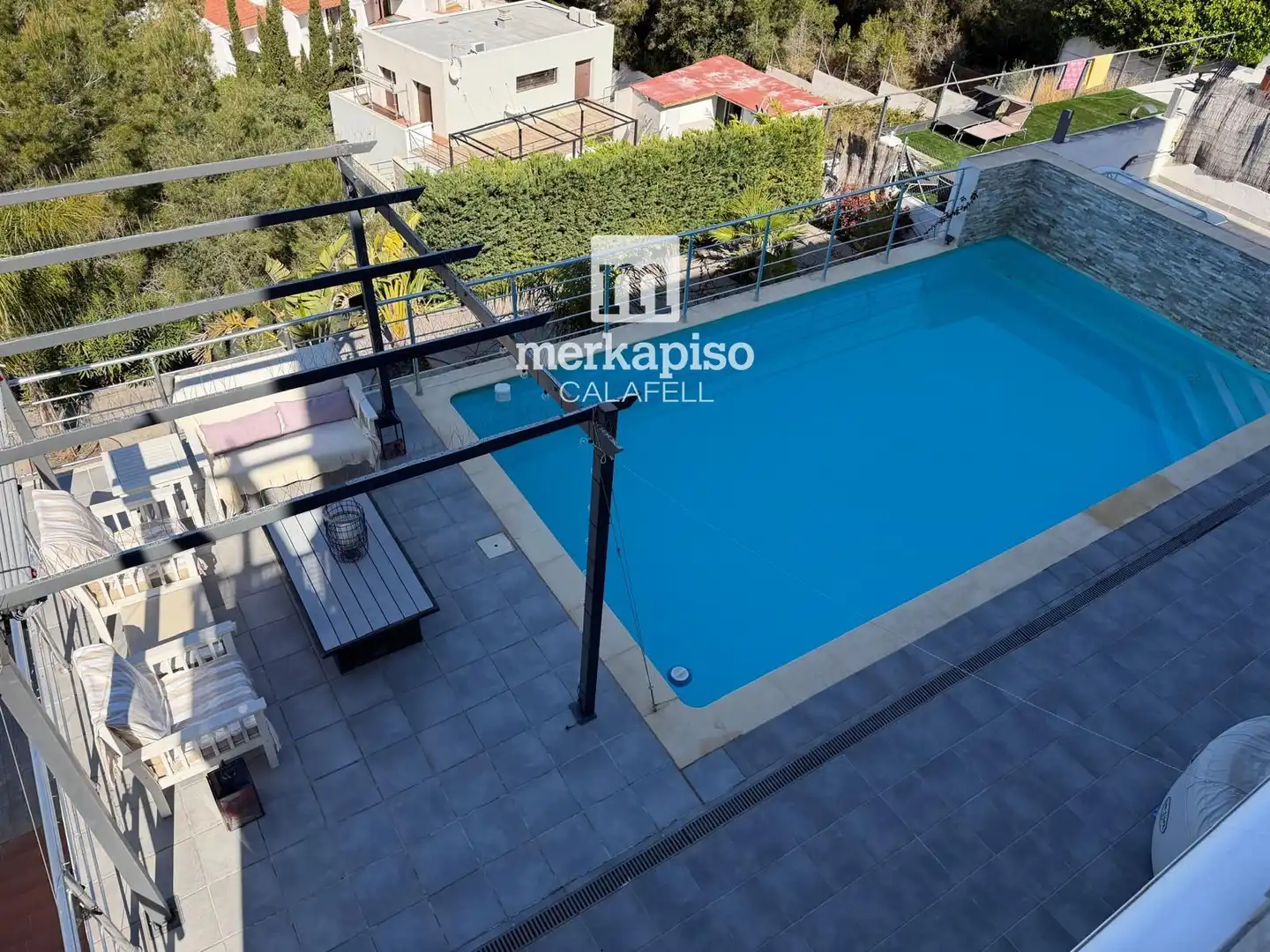 Swimming pool of Houses for sale in Calafell  with Air Conditioner and Swimming Pool