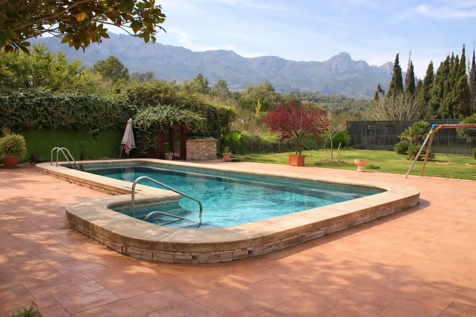 Piscina de Casa o chalet en venta en La Vall de Gallinera con Aire acondicionado, Jardín privado y Trastero