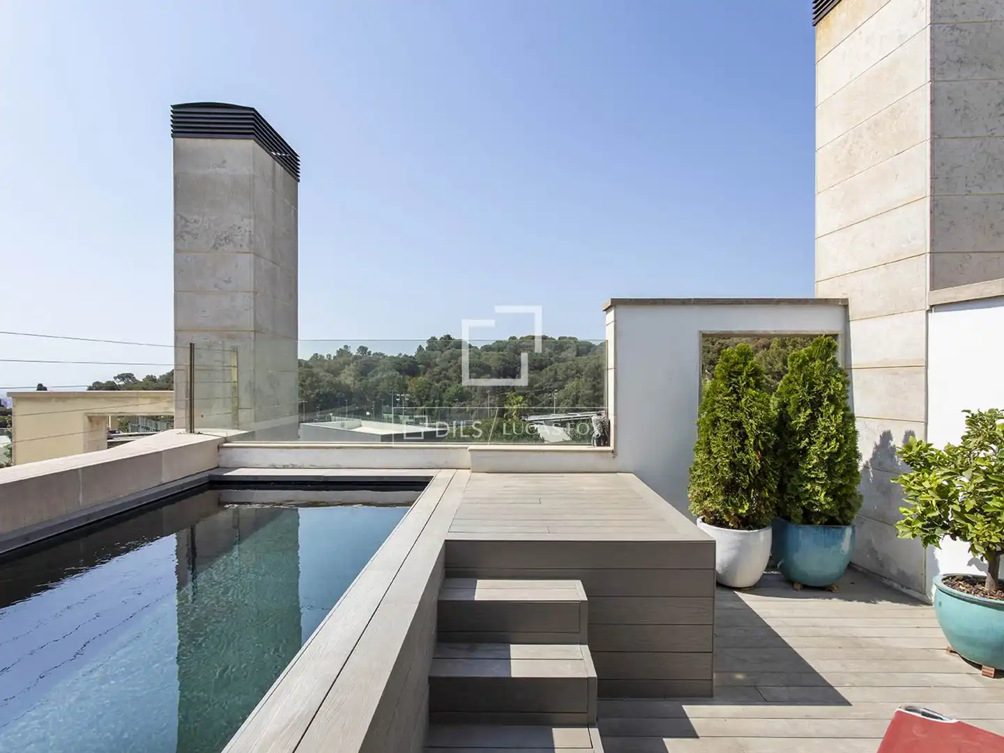 Terrace of Houses for rent in Barcelona  with Air Conditioner, Heating and Private garden