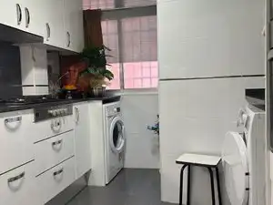 Cocina de Piso en venta en Barcelona con Aire acondicionado, Amueblado y Horno