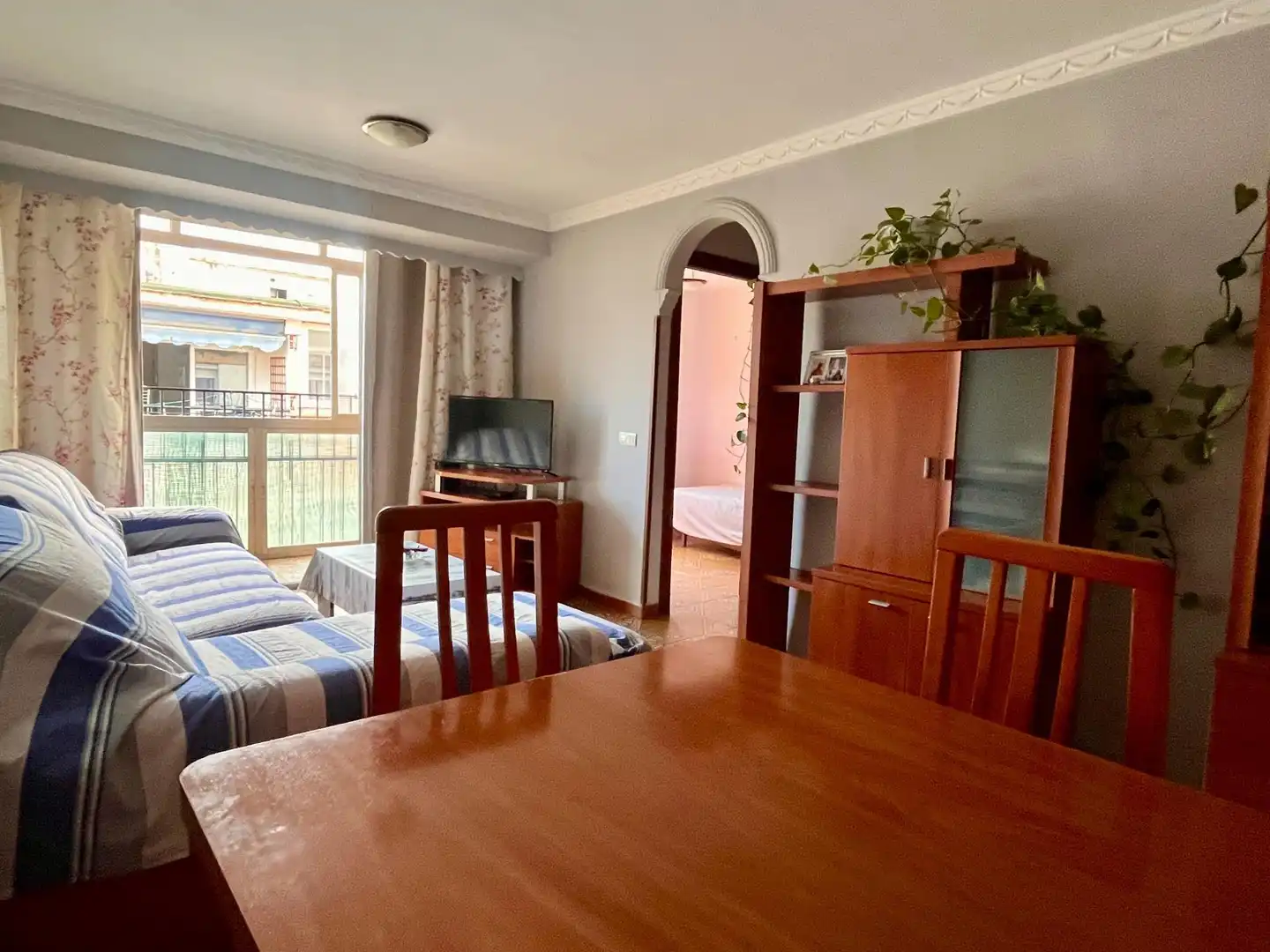 Sala de estar de Piso en venta en Málaga con Aire acondicionado, Terraza y Amueblado