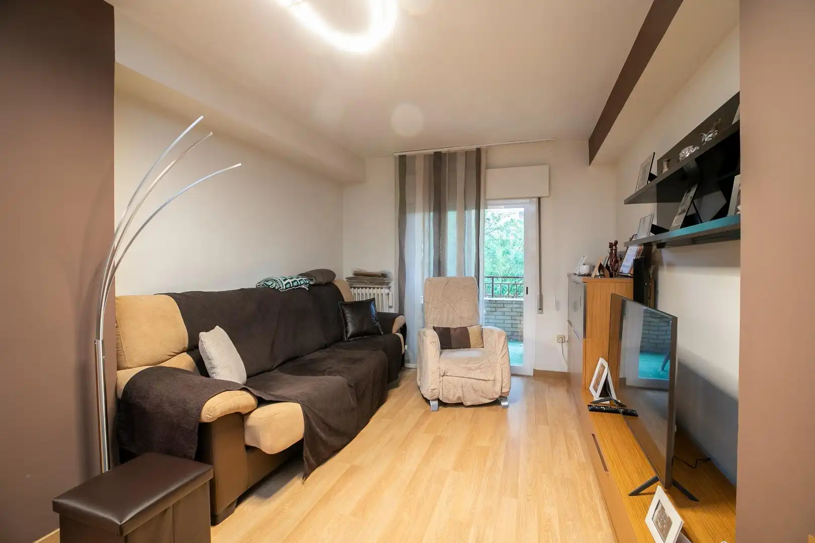 Sala de estar de Piso en venta en Santiago