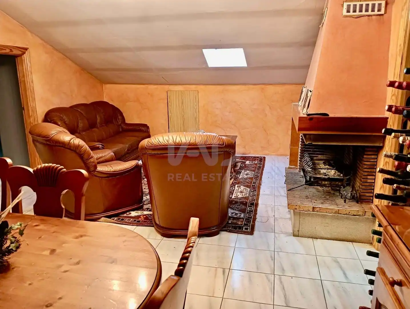 Sala de estar de Casa o chalet en venta en Soto de la Vega con Calefacción y Terraza