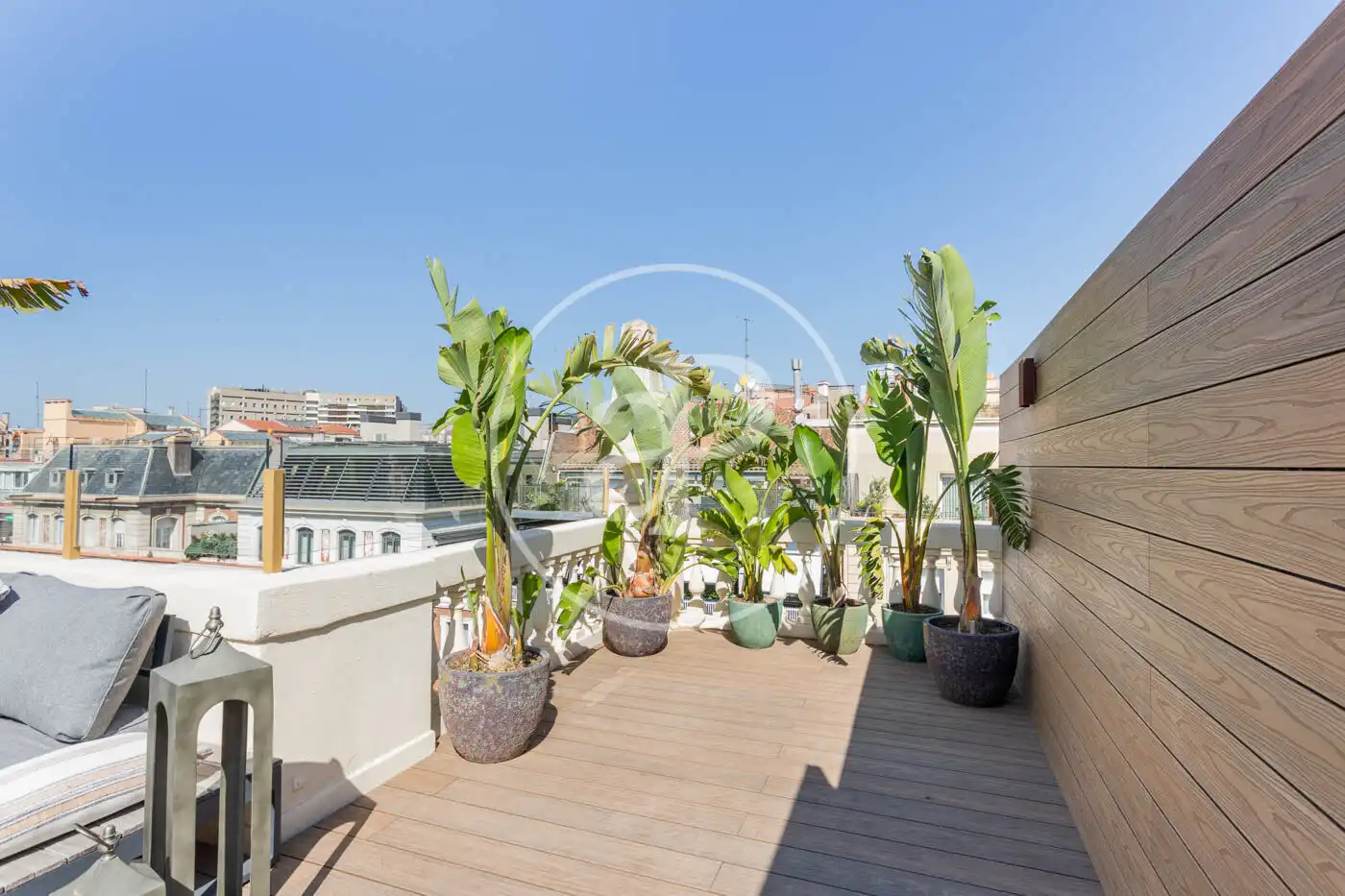 Terraza de Piso de alquiler en Barcelona con Aire acondicionado, Calefacción y Terraza