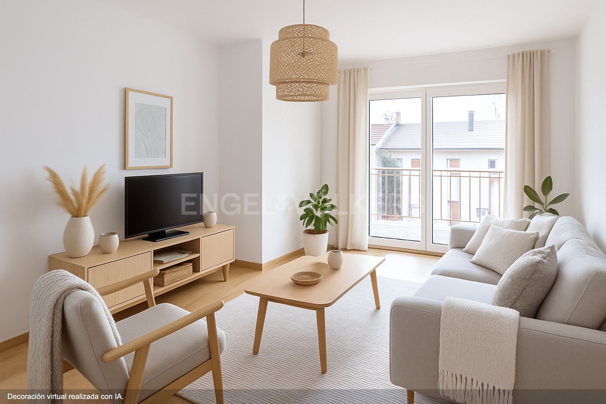 Sala de estar de Apartamento en venta en  Barcelona Capital con Calefacción y Balcón