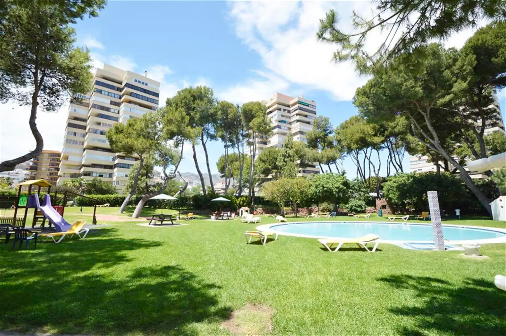 Garden of Flat for sale in Torremolinos  with Air Conditioner, Terrace and Furnished