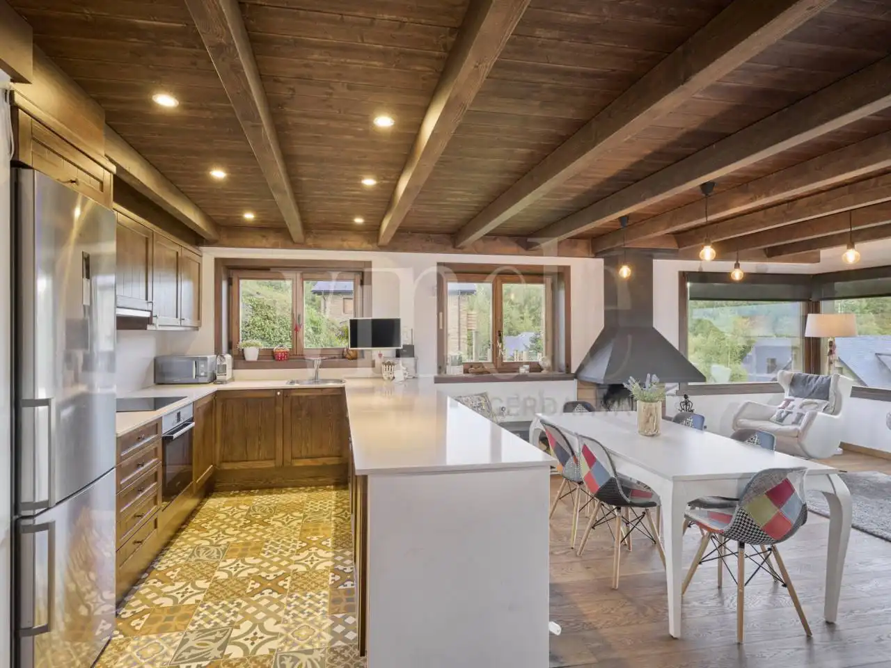 Cocina de Casa o chalet en venta en Bolvir con Calefacción, Jardín privado y Parquet