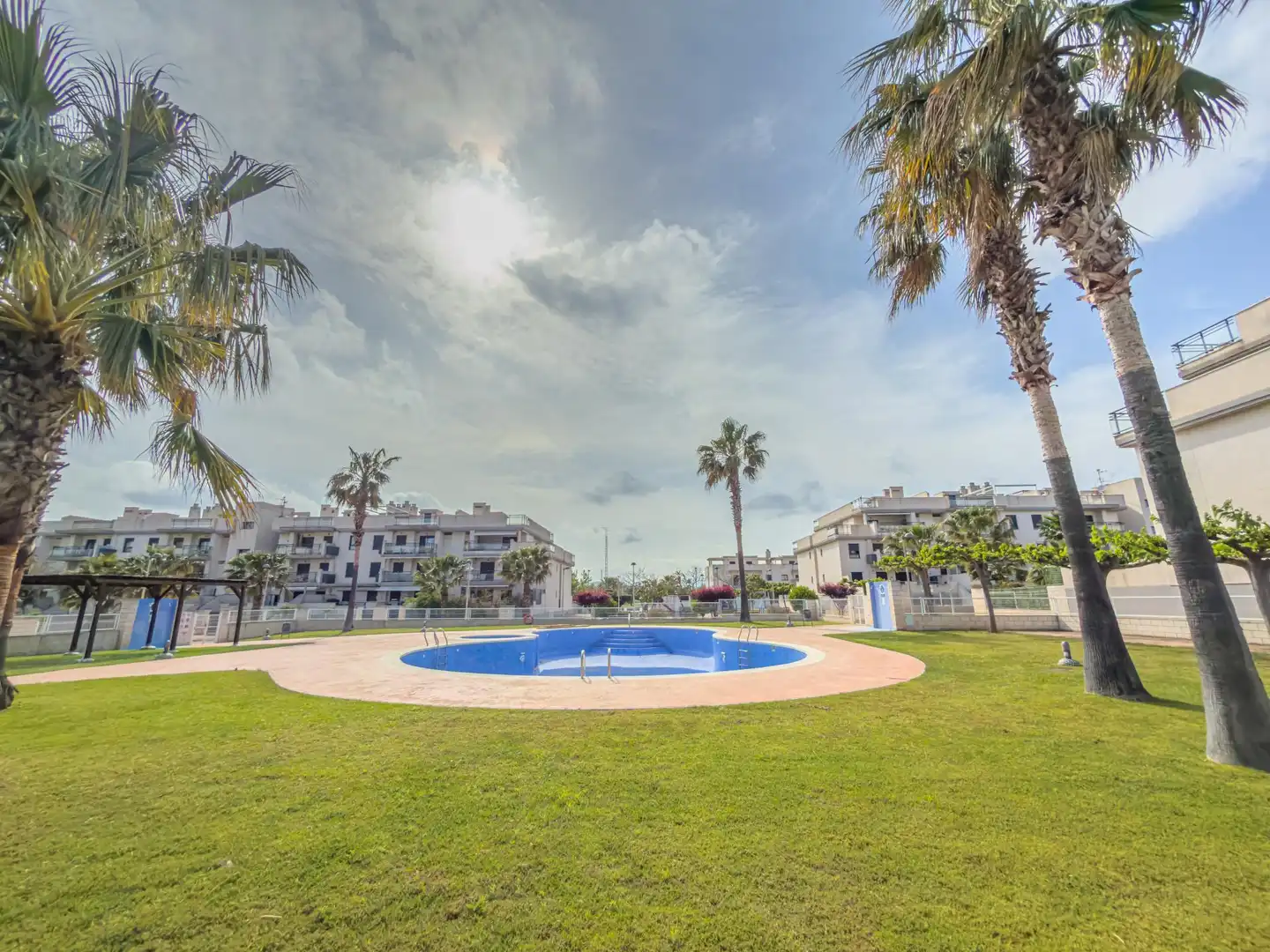 Schwimmbecken von Wohnung zum Verkauf in San Jorge / Sant Jordi mit Klimaanlage, Heizung und Balkon