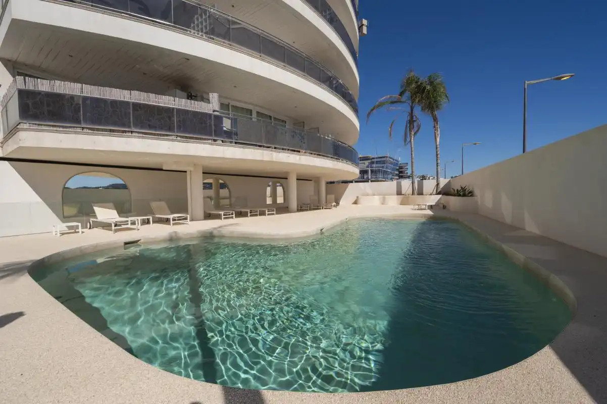 Swimming pool of Flat for rent in Eivissa  with Air Conditioner, Heating and Swimming Pool