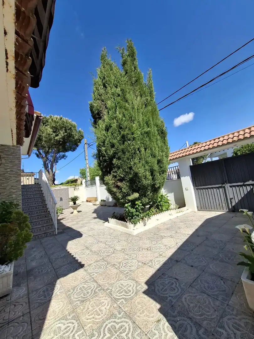 Vista exterior de Casa o chalet en venta en El Álamo con Calefacción, Jardín privado y Terraza