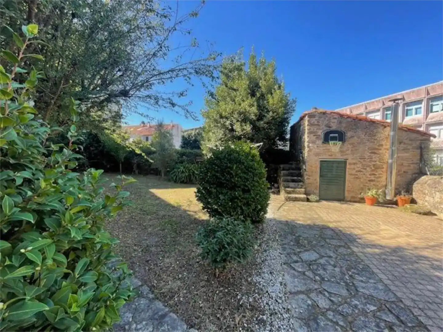 Jardí de Casa o xalet de lloguer en Santiago de Compostela 