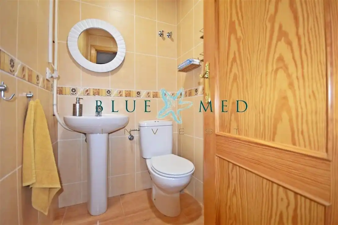Baño de Ático en venta en Mazarrón con Aire acondicionado, Calefacción y Terraza