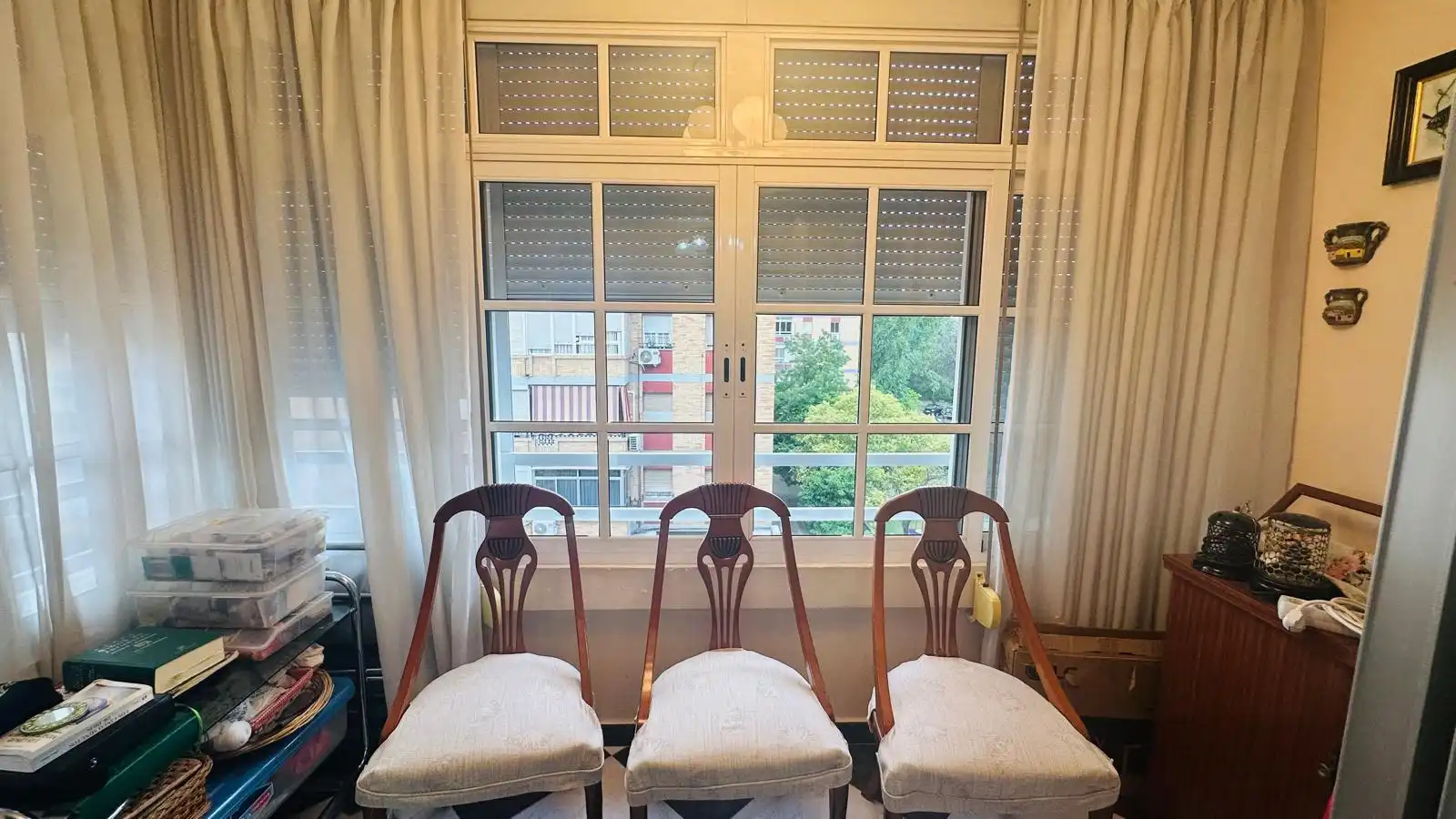 Esszimmer von Wohnung zum Verkauf in Sevilla mit Klimaanlage, Heizung und Terrasse