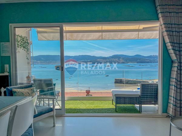 Exterior view of Flat for sale in Poio  with Heating, Terrace and Furnished