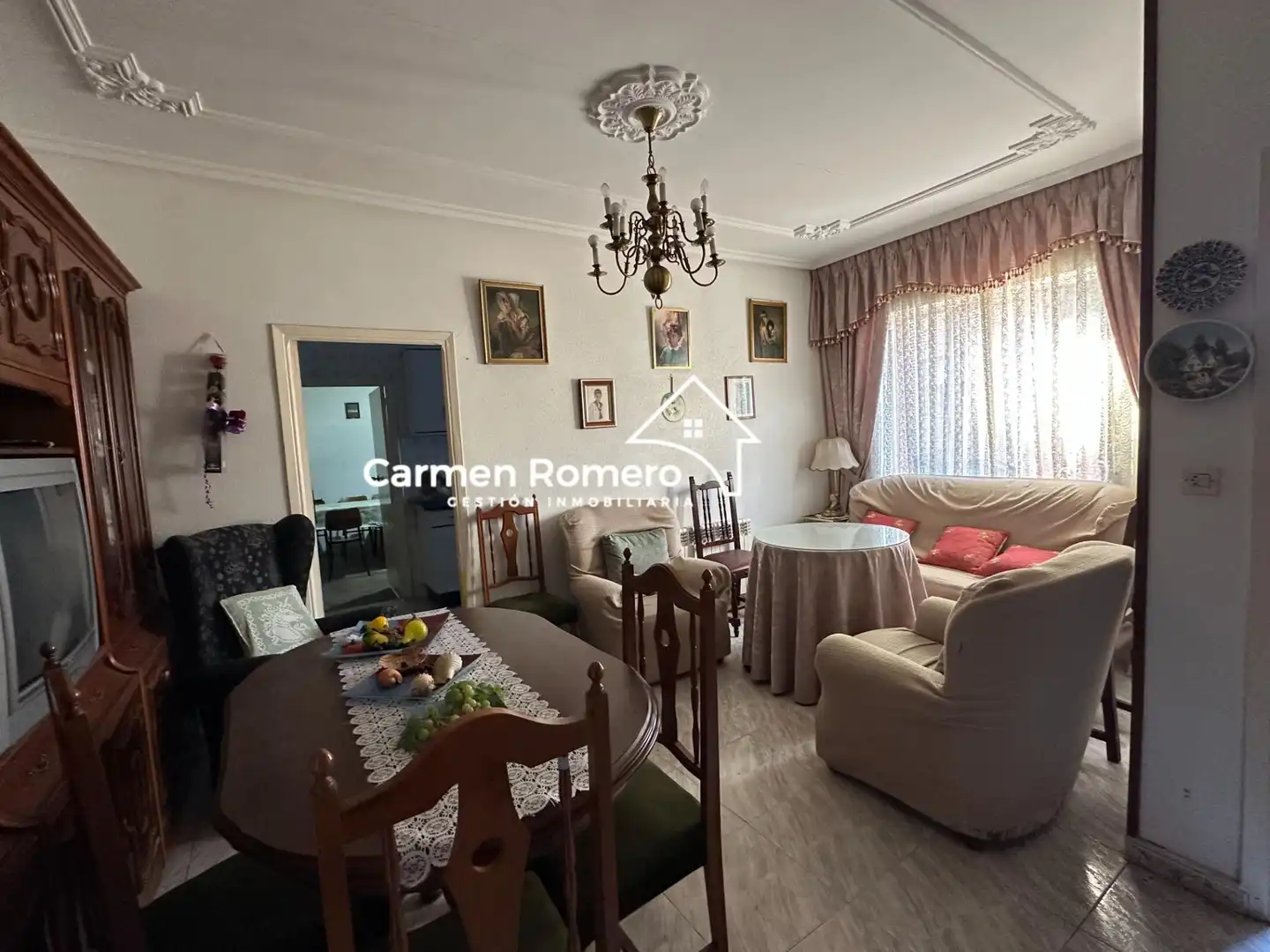 Sala de estar de Finca rústica en venta en La Bóveda de Toro  con Calefacción y Balcón