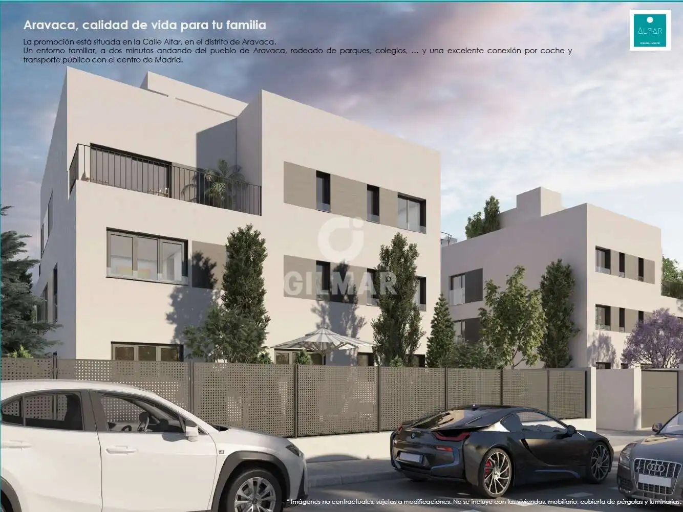 Außenansicht von Maisonette zum Verkauf in Madrid mit Heizung, Privatgarten und Abstellraum