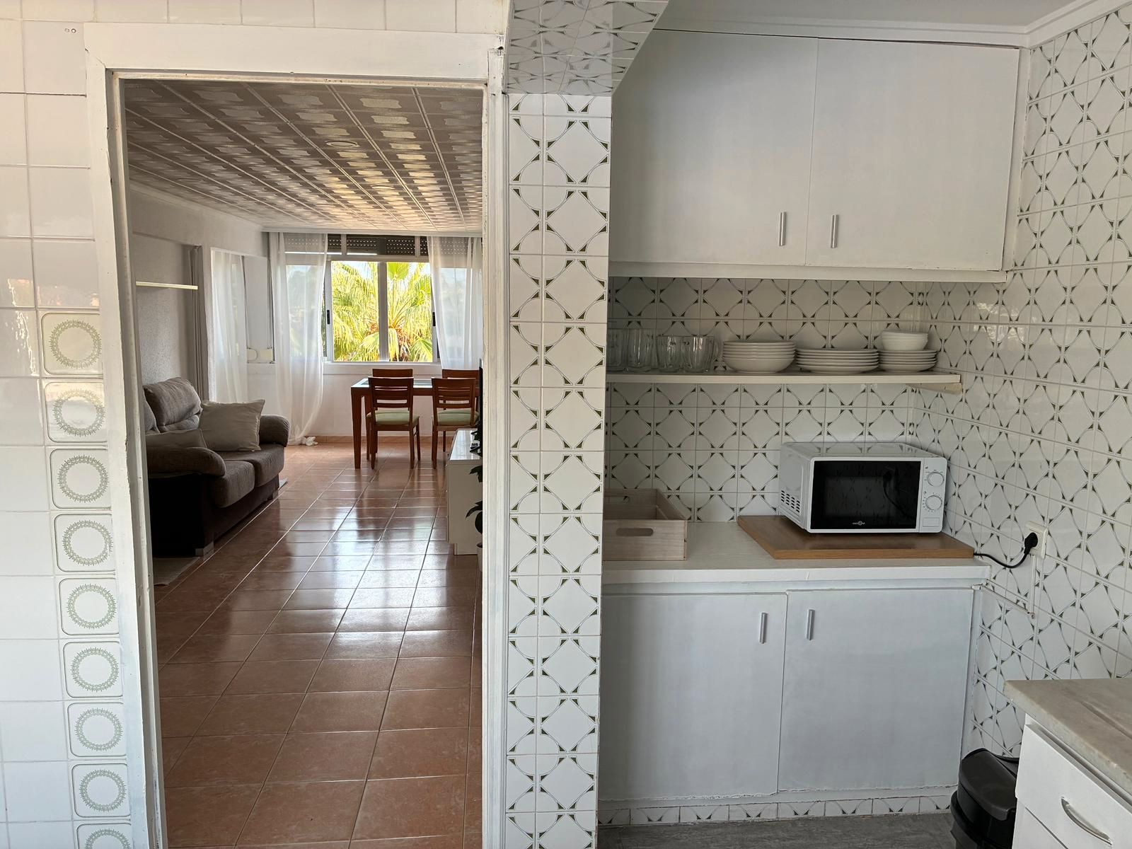Kitchen of Flat to rent in  Valencia Capital  with Furnished, Oven and Washing machine
