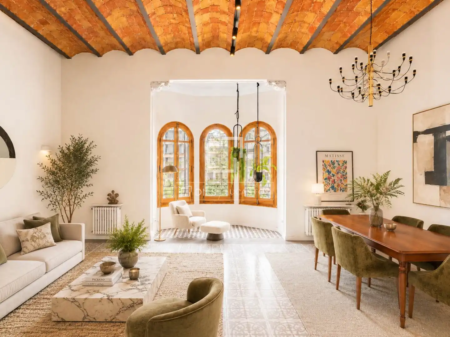 Sala de estar de Piso en venta en Eixample