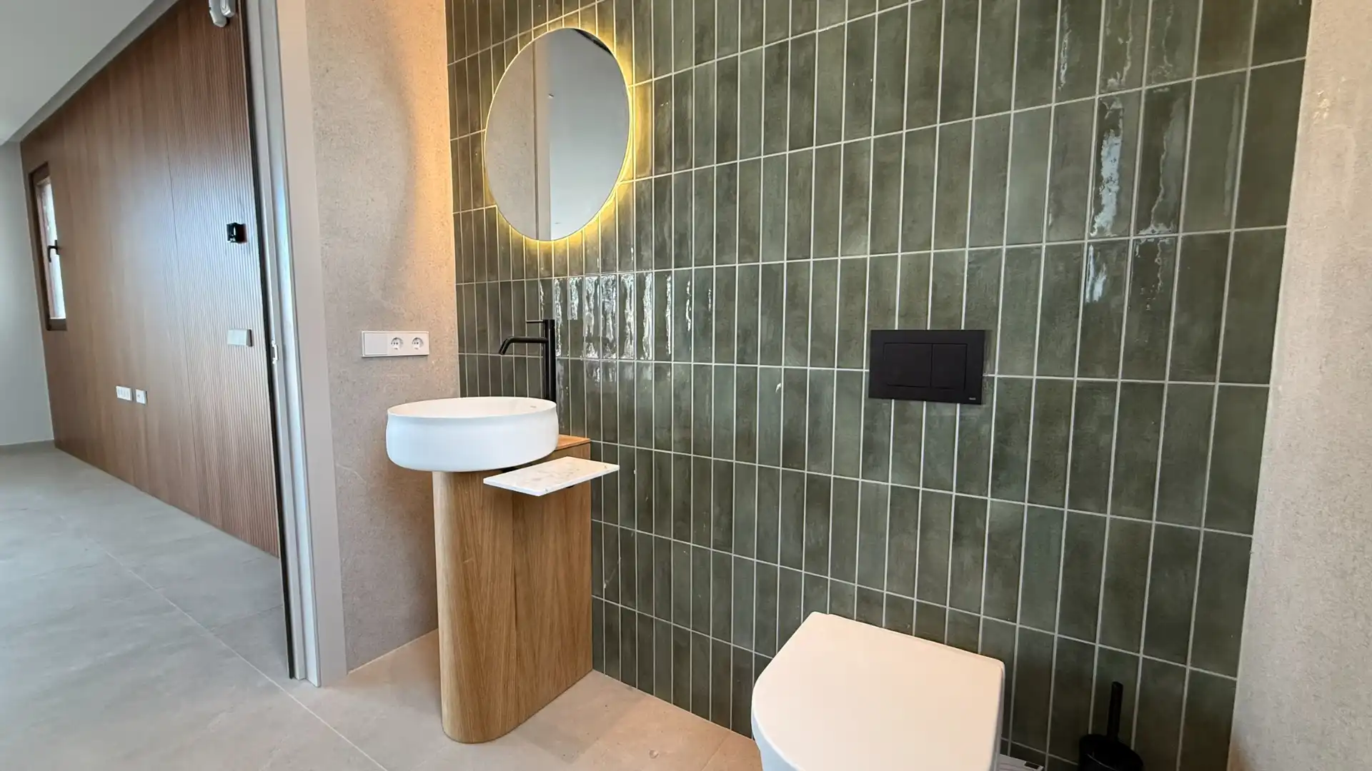 Bany de Casa o xalet en venda en Calpe / Calp amb Aire condicionat, Calefacció i Jardí privat
