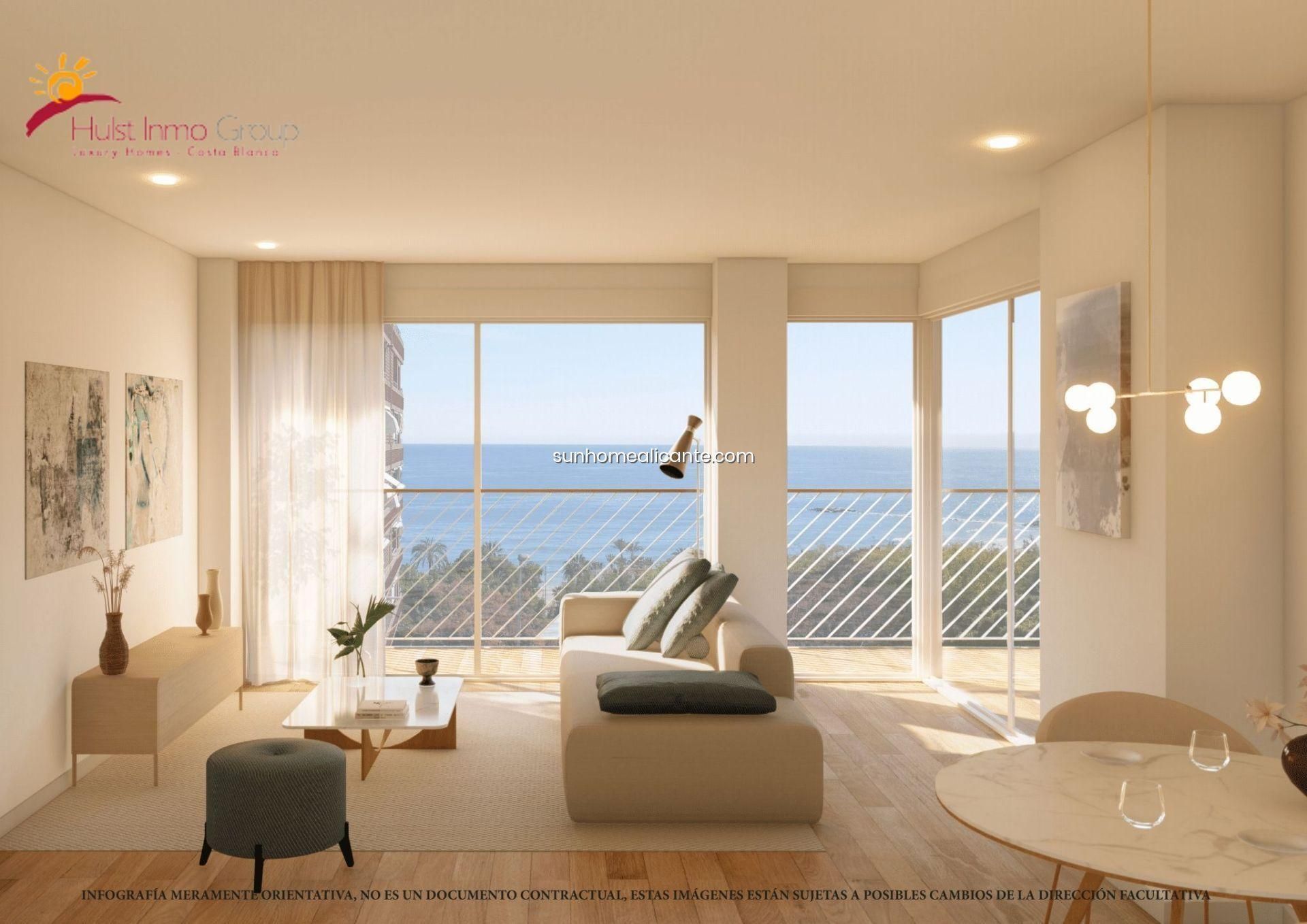 Sala d'estar de Apartament en venda en Villajoyosa / La Vila Joiosa amb Aire condicionat, Terrassa i Traster