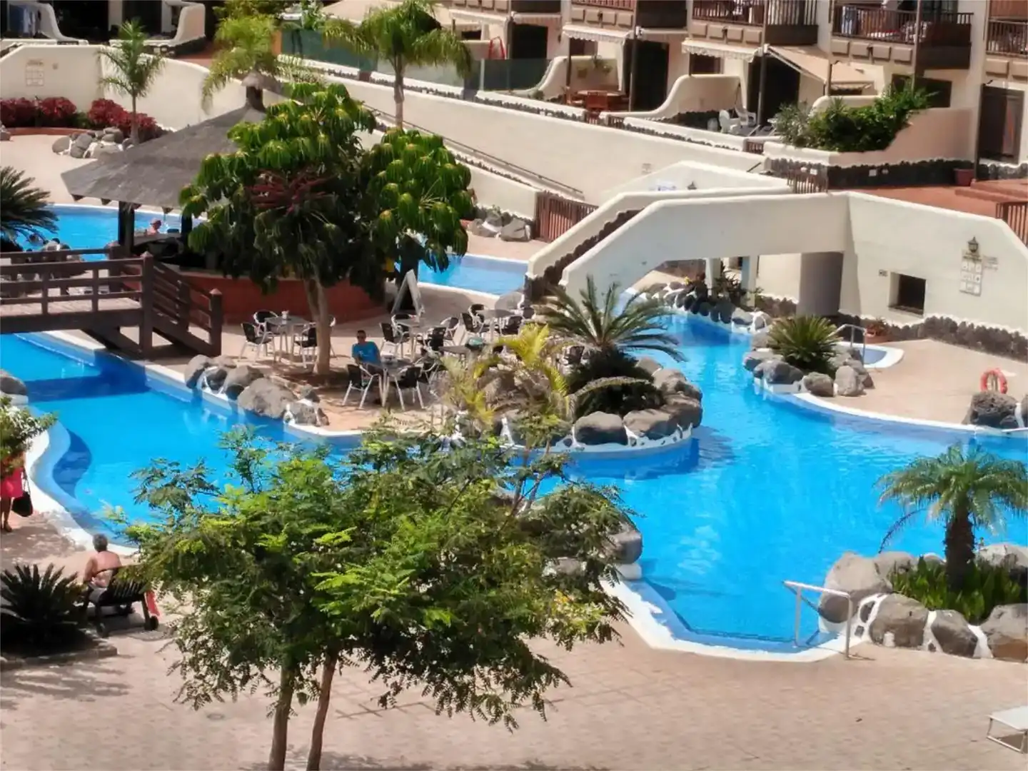 Piscina de Apartament de lloguer en Arona amb Jardí privat, Piscina i Moblat
