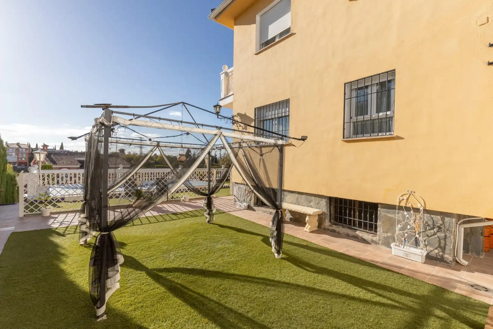 Jardí de Casa o xalet en venda en Gójar amb Calefacció, Jardí privat i Terrassa