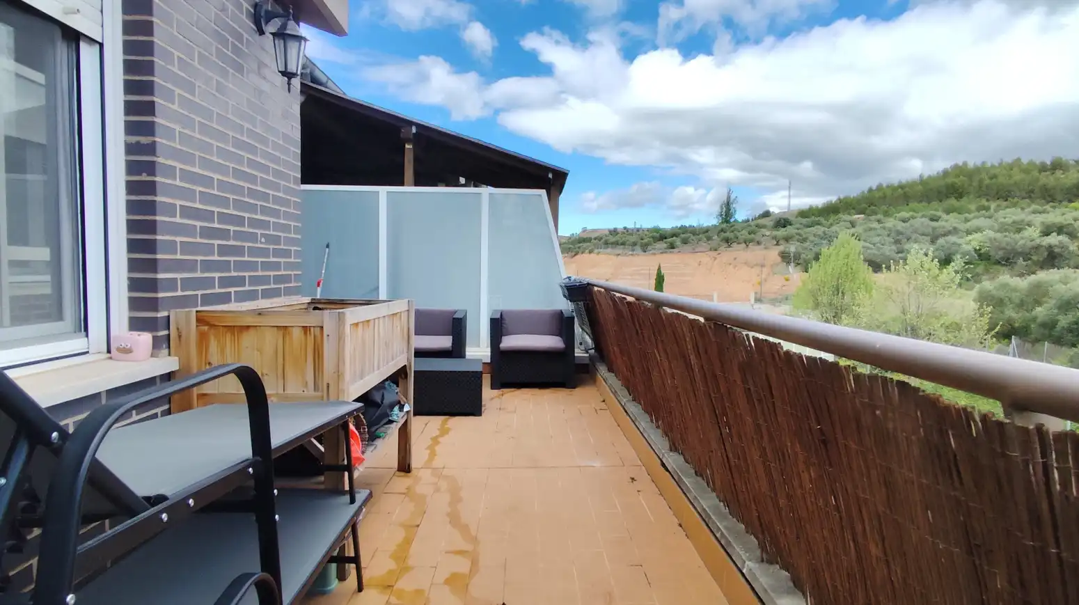 Terrasse von Wohnung zur Miete in Villamediana de Iregua mit Heizung, Parkett und Terrasse