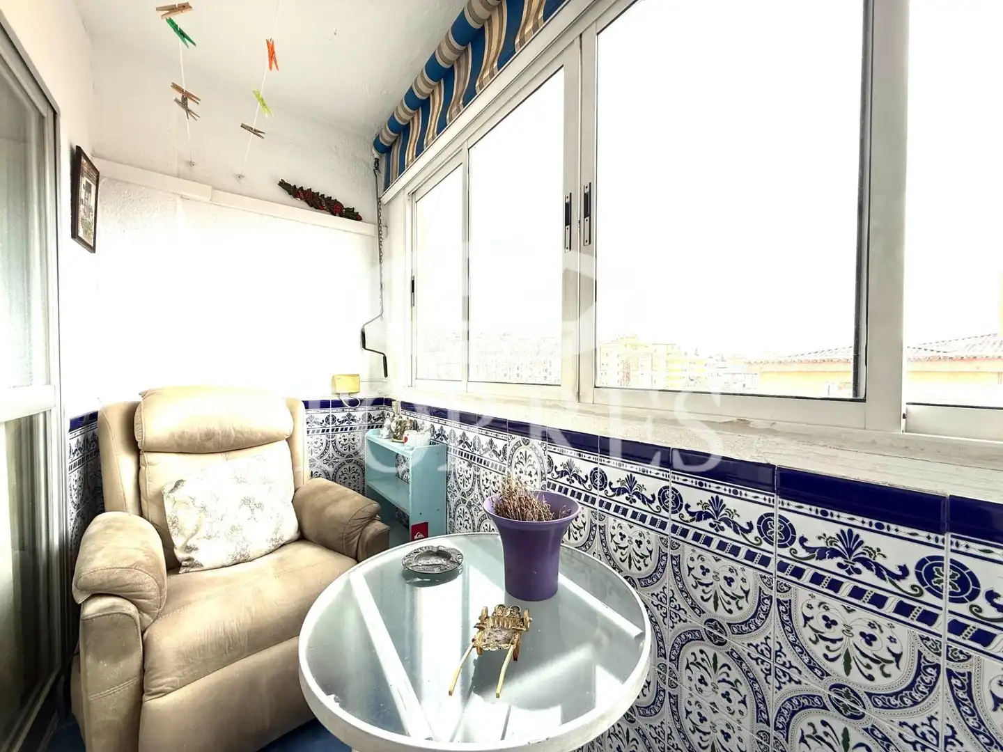 Balcony of Flat for sale in Málaga  with Air Conditioner, Terrace and Furnished