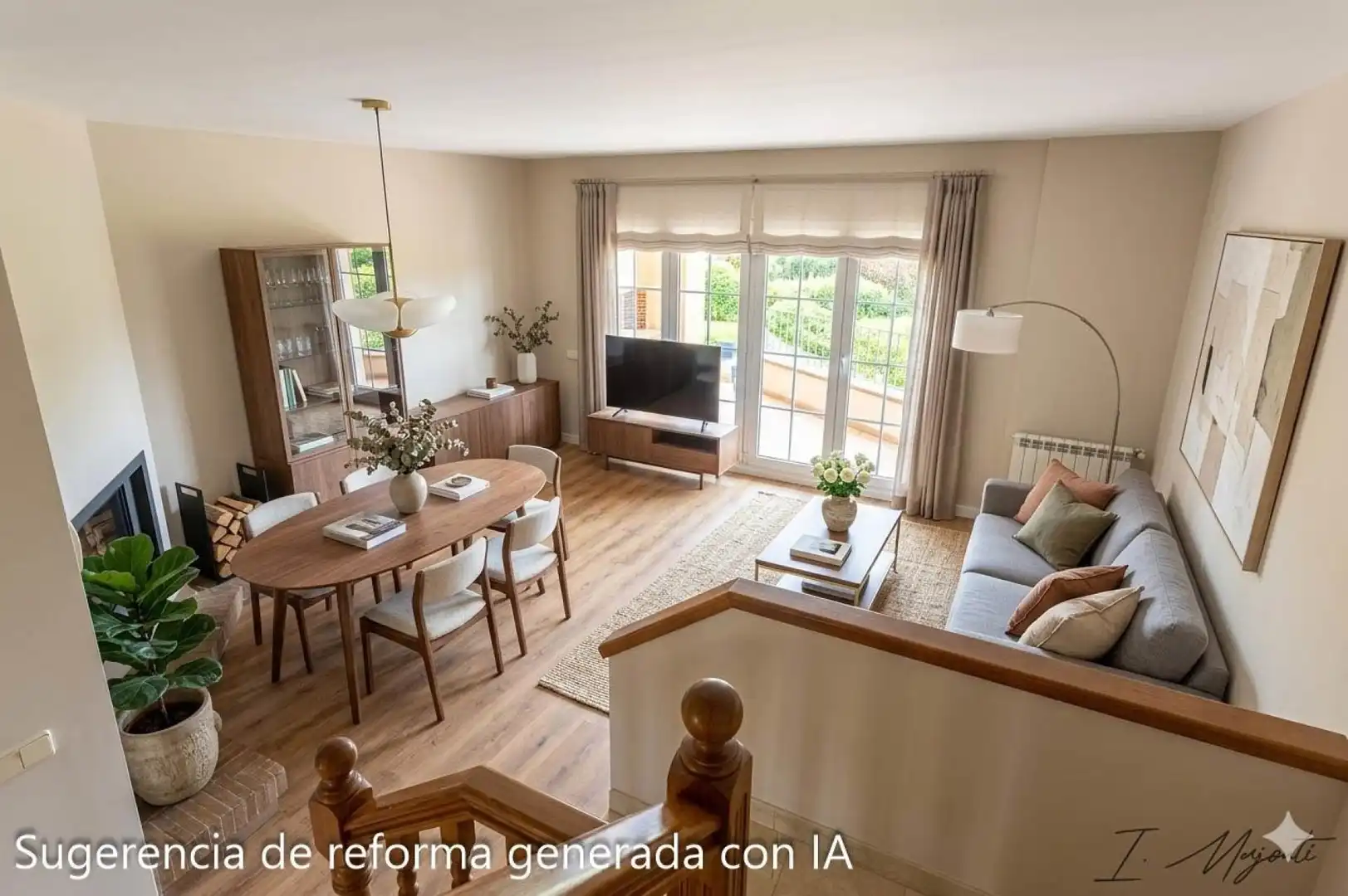 Sala d'estar de Casa adosada en venda en Palafrugell amb Calefacció