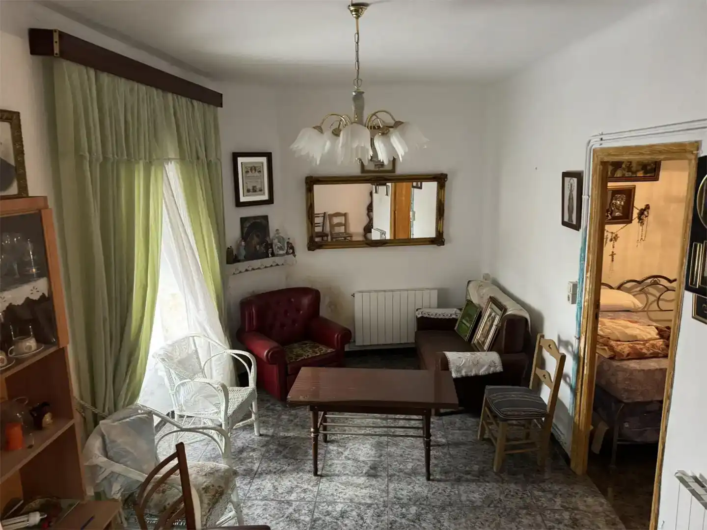 Sala de estar de Casa adosada en venta en El Provencio   con Amueblado, Horno y Lavadora