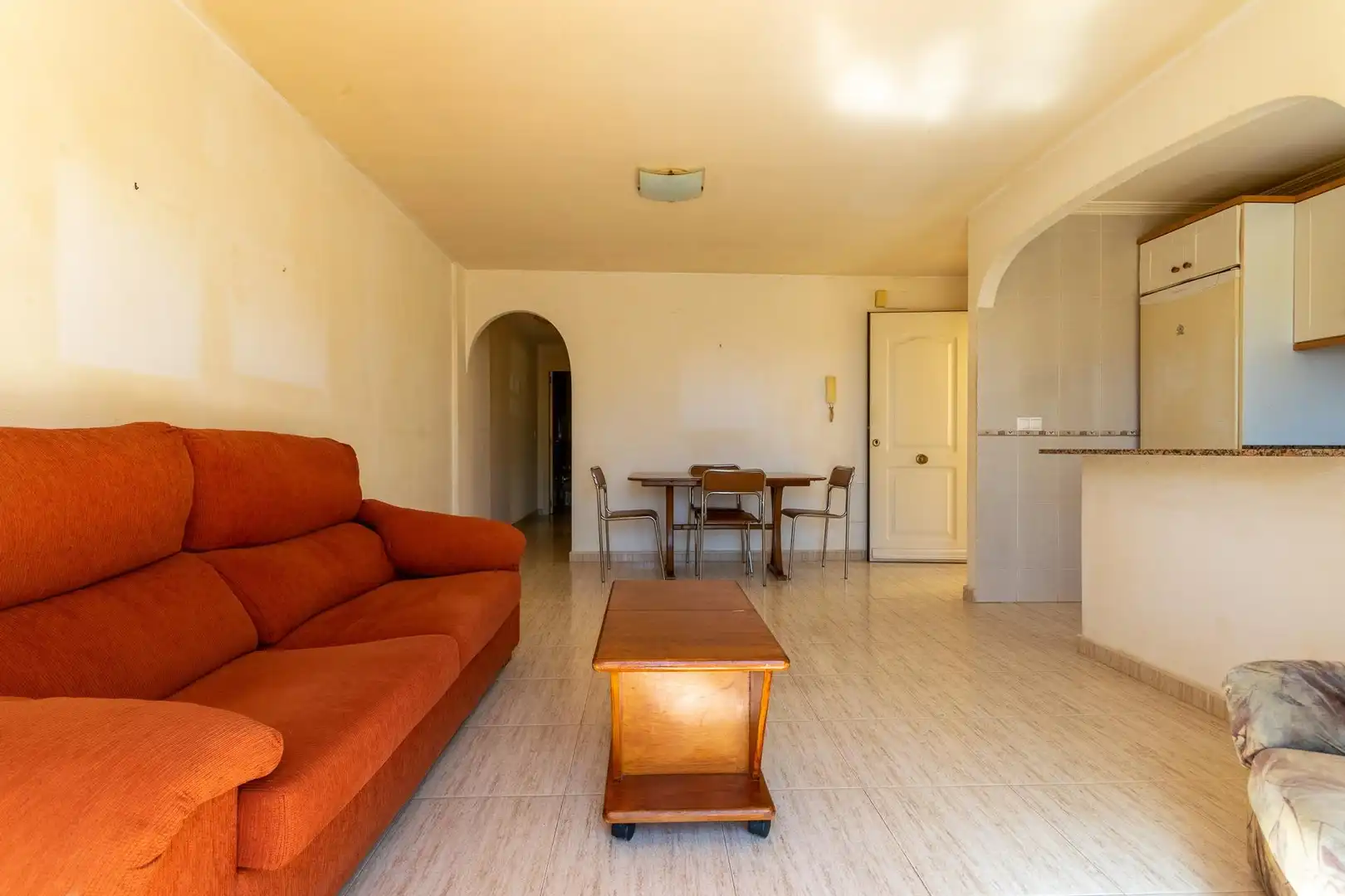 Wohnzimmer von Wohnungen zum Verkauf in Mutxamel mit Privatgarten, Terrasse und Gemeinschaftspool