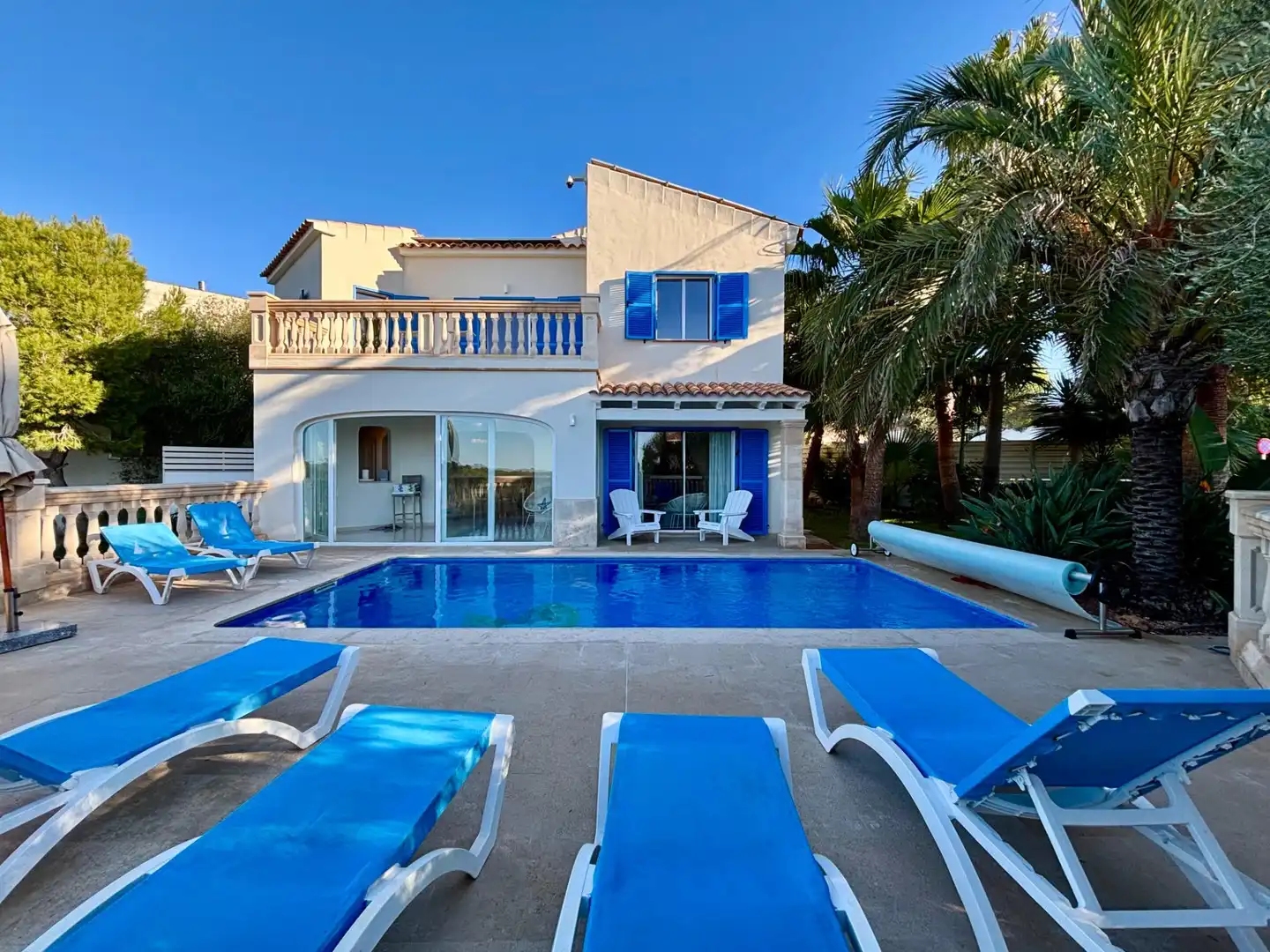 Vista exterior de Casa o xalet en venda en Llucmajor amb Aire condicionat, Jardí privat i Terrassa