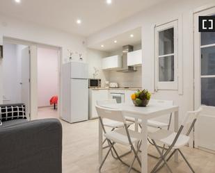 Kitchen of Flat to rent in  Barcelona Capital  with Air Conditioner, Heating and Furnished