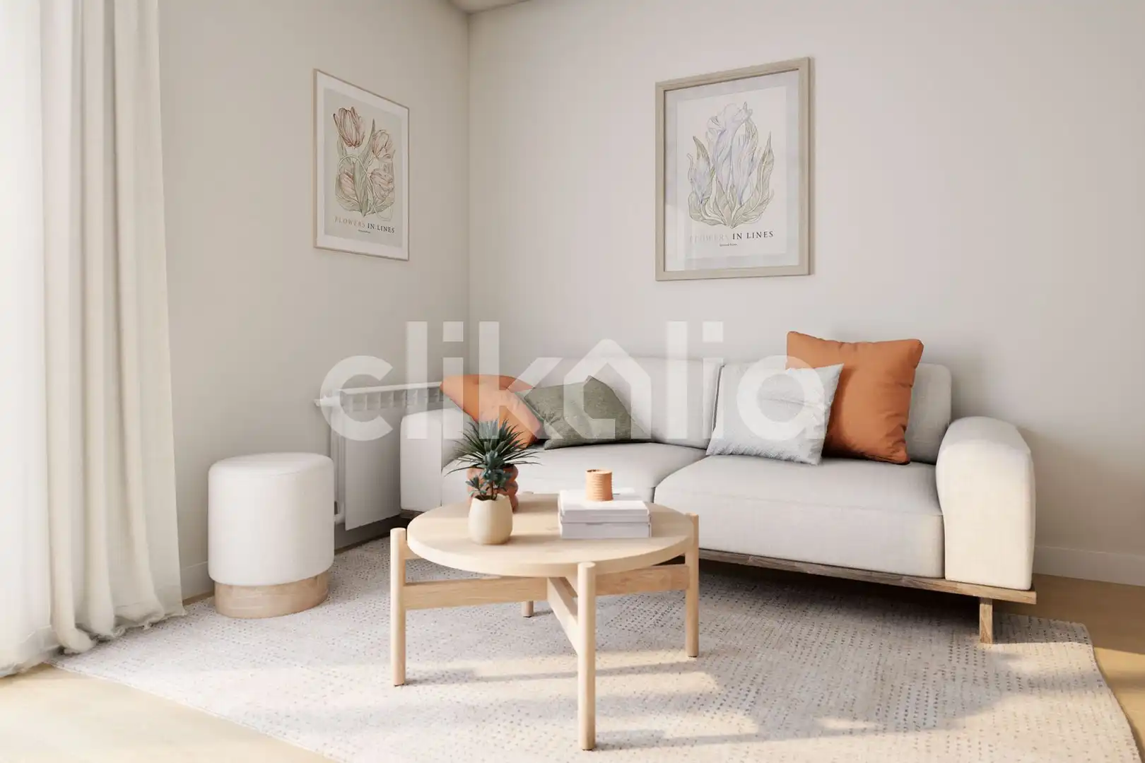 Sala de estar de Piso en venta en Fuenlabrada con Aire acondicionado, Calefacción y Terraza