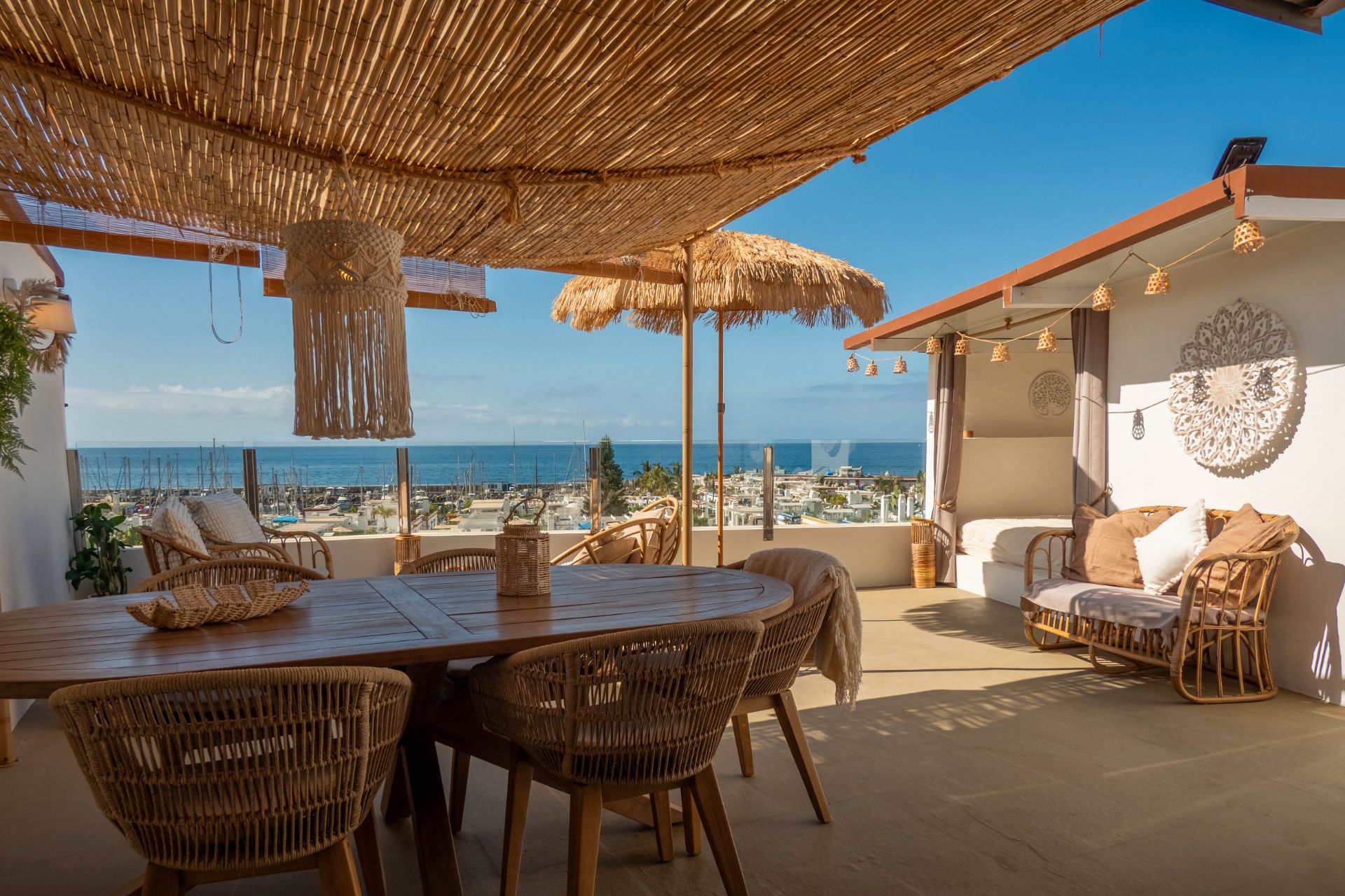 Terrace of House or chalet for sale in Mogán  with Air Conditioner, Terrace and Furnished