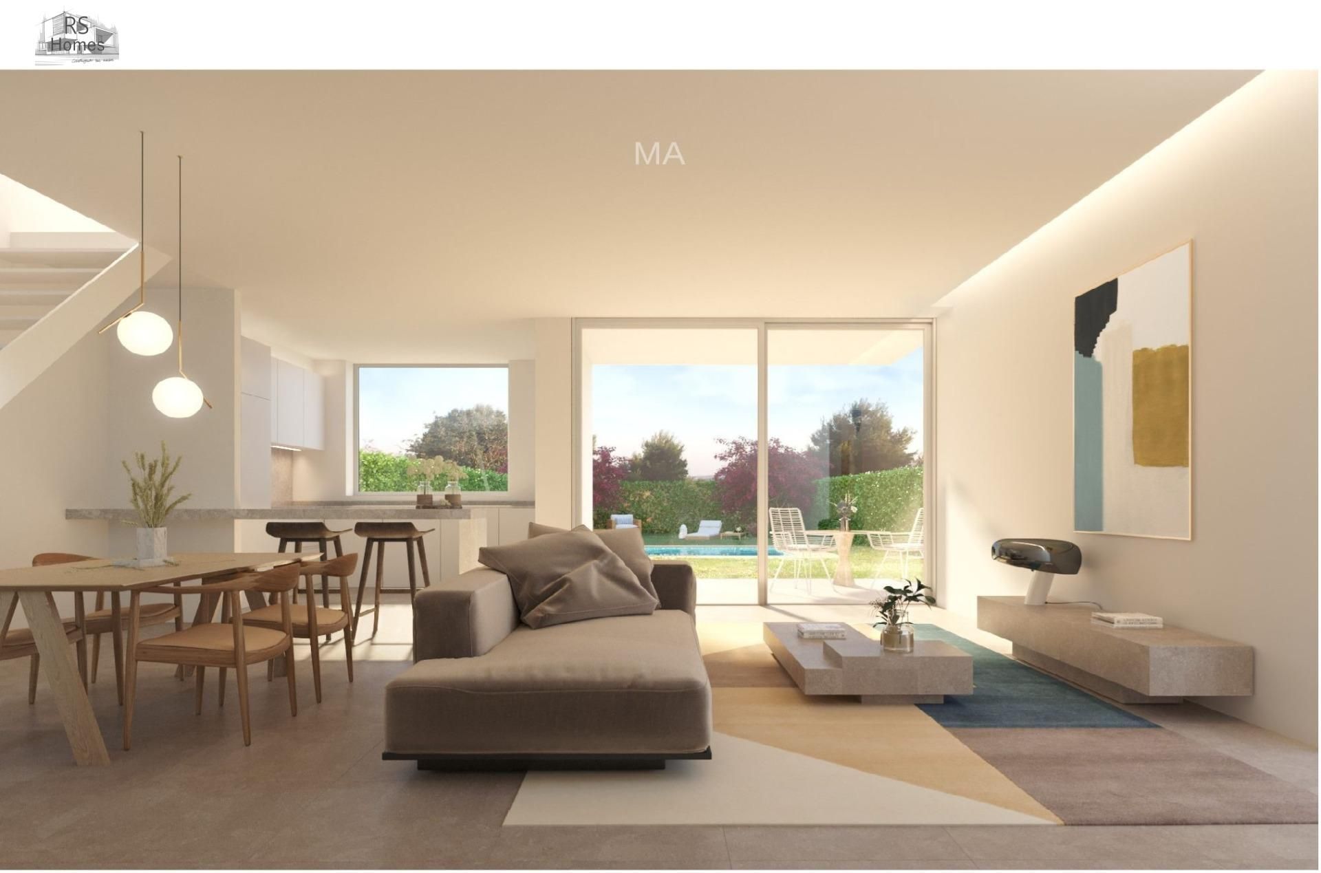 Sala d'estar de Casa o xalet en venda en San Antonio de Benagéber