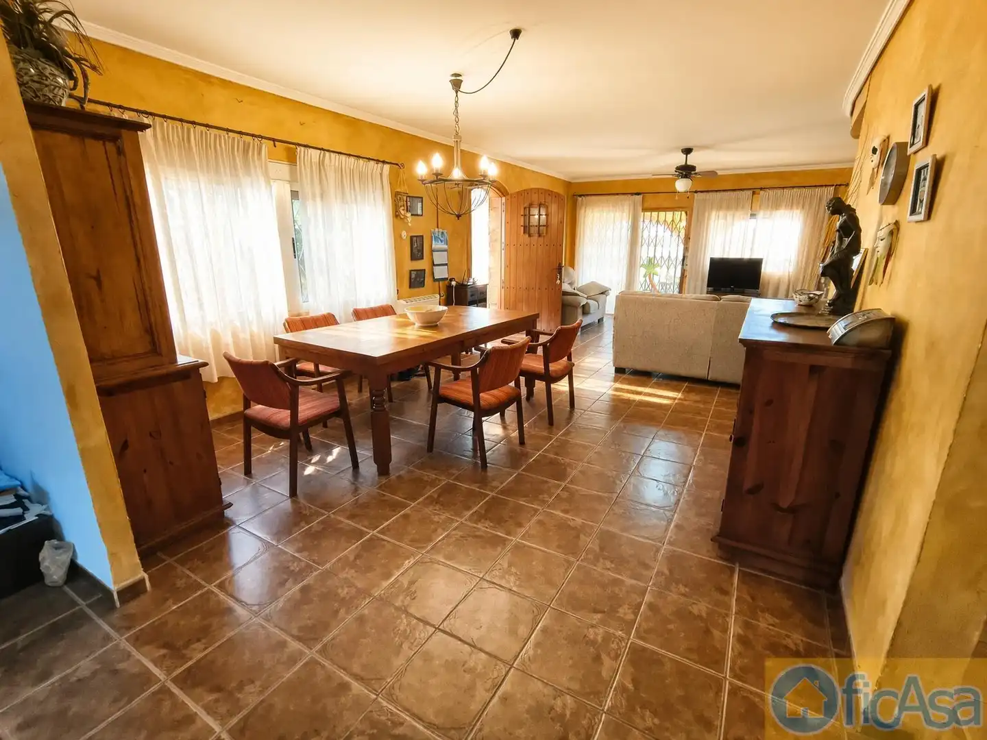 Dining room of Houses for sale in Borriol  with Terrace, Storage room and Swimming Pool