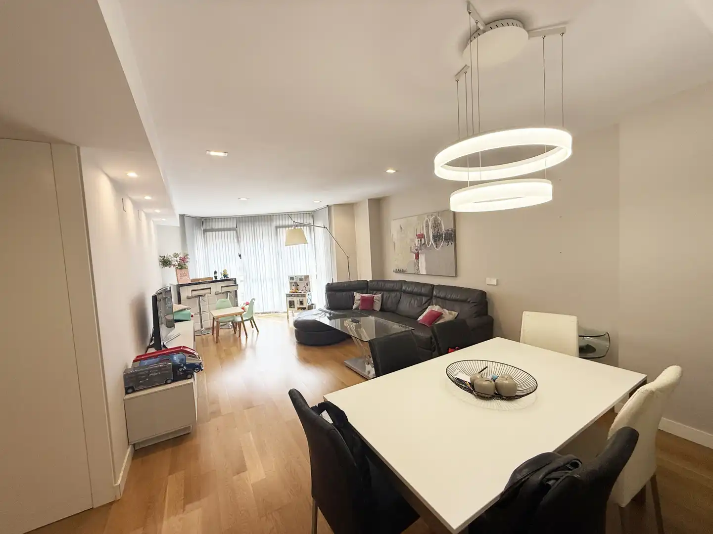 Sala de estar de Piso en venta en Alboraya con Aire acondicionado, Parquet y Trastero