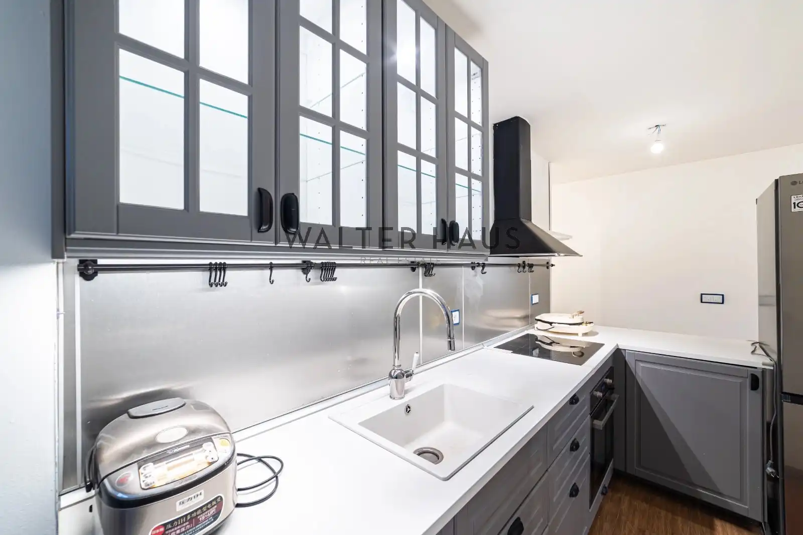 Cocina de Piso de alquiler en Madrid con Aire acondicionado, Calefacción y Horno