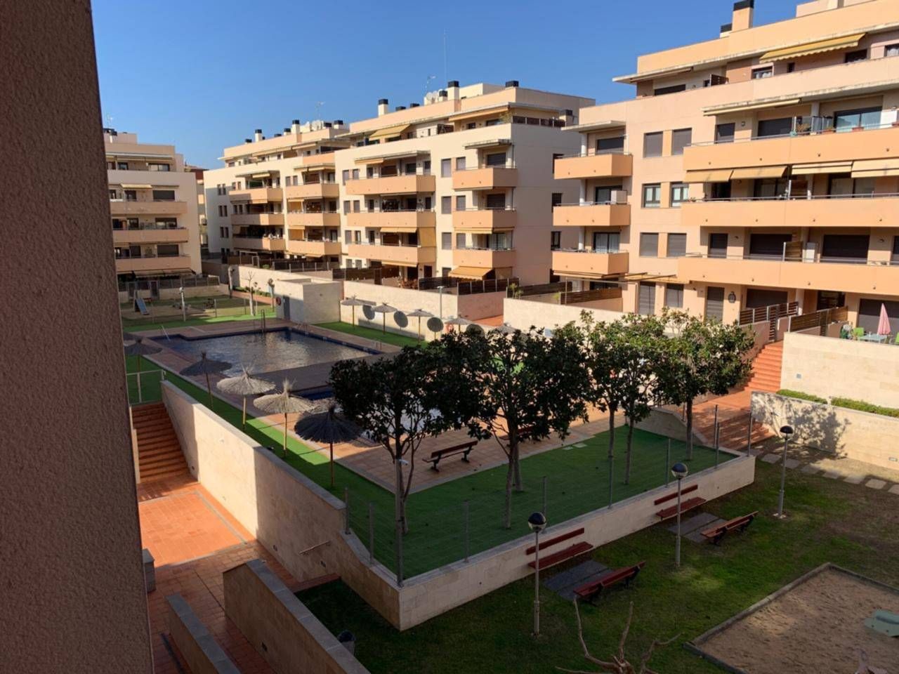 Exterior view of Flat for sale in Lloret de Mar  with Air Conditioner, Parquet flooring and Terrace