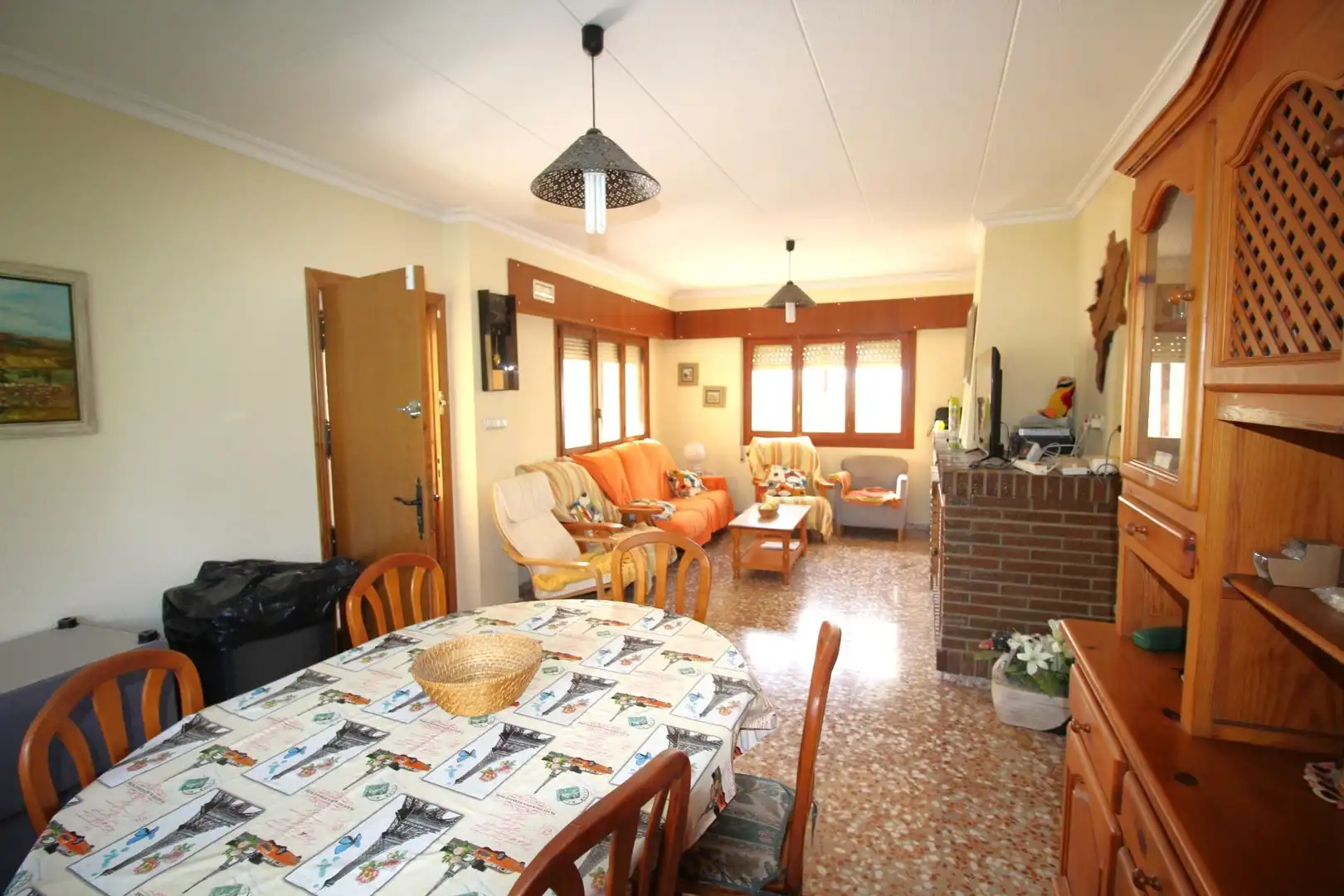 Sala de estar de Casa o chalet en venta en Alicante / Alacant con Aire acondicionado, Terraza y Piscina